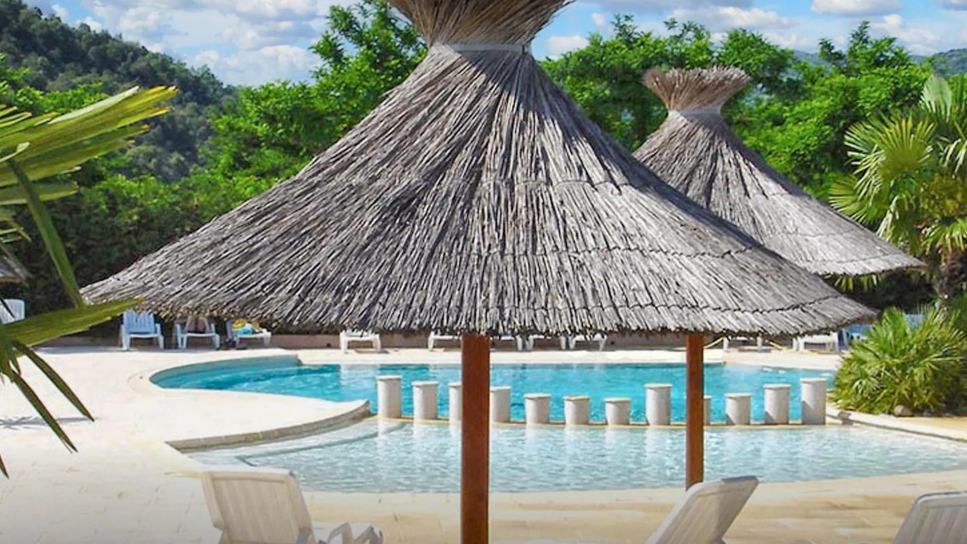 Holiday home Bungalow Charmant A Sampzon Avec Piscine Partagee Et Vue Montagne